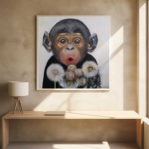 Tablou înramat „Surprised Monkey” de Violeta Vollmer