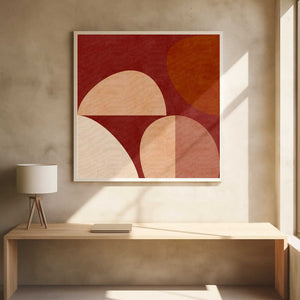 Tablou înramat „Autumn Mid Century Earthy” de Ana Rut Bre