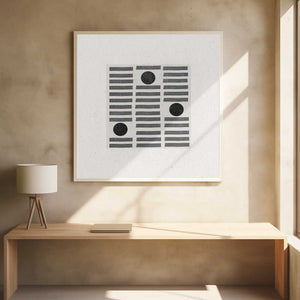 Tablou înramat „Lines and Circles” de THE MIUUS STUDIO