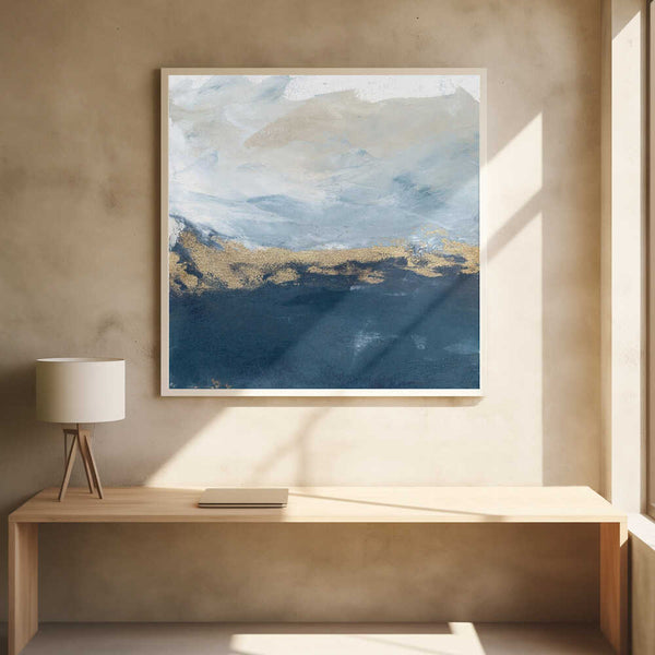 Tablou înramat „Peaceful Golden Horizon” de Julia Contacessi