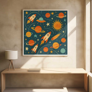 Tablou înramat „Planetary Exploration” de Taudalpoi