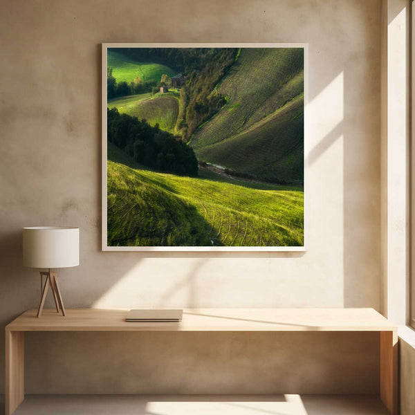 Tablou înramat „Crete Senses/Tuscany” de Jarek Pawlak