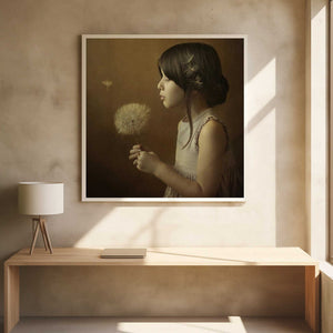 Tablou înramat „A Dandelion Poem” de Svetlana Bekyarova