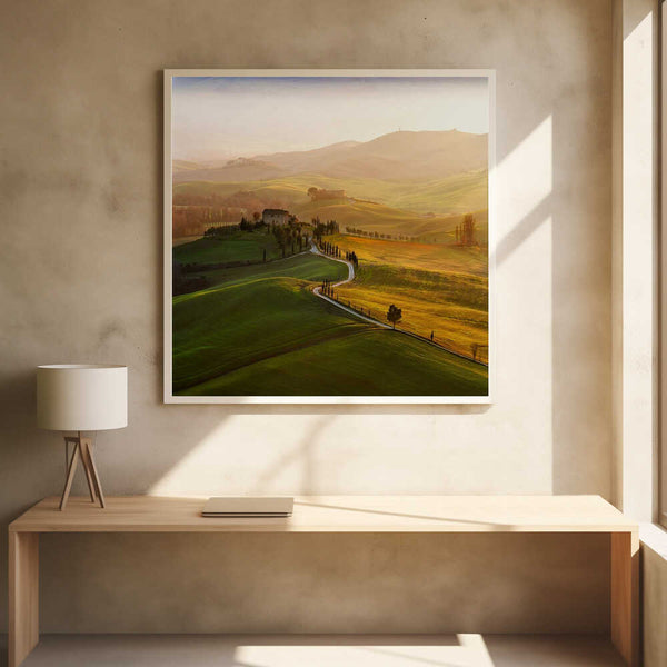 Tablou înramat „Val d\'Orcia” de Jarek Pawlak
