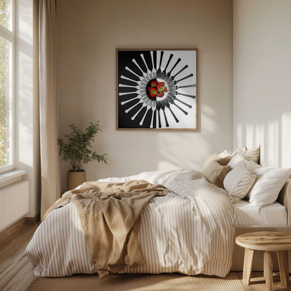 Tablou înramat „Strawberry Designs” de Mike Melnotte