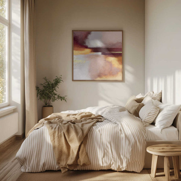 Tablou înramat „Burgundy Sunset” de Elisabeth Fredriksson