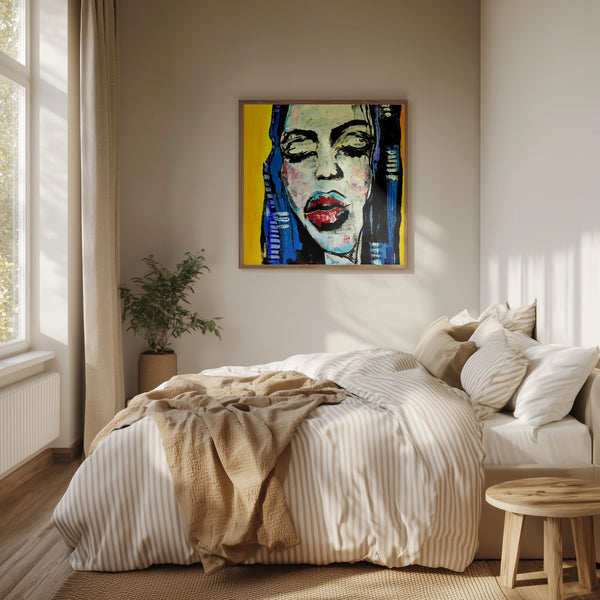 Tablou înramat „Magdalena or waiting room” de Julija Belickienė