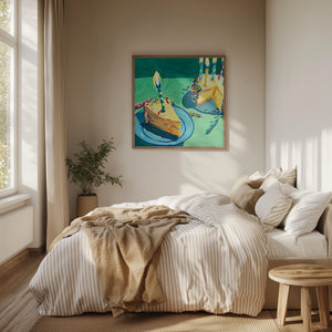 Tablou înramat „Birthday Cake” de Pauline Wegman | Key and Sea Creative