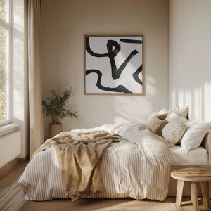 Tablou înramat „Curvy Lines” de Dan Hobday