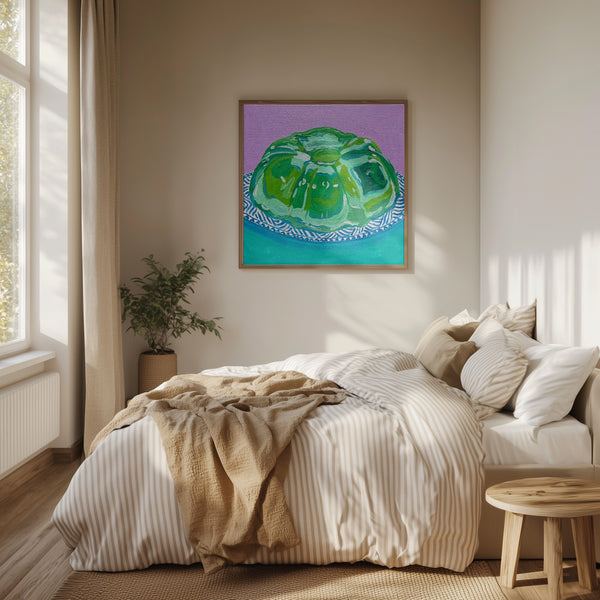 Tablou înramat „Lime Jello” de Pauline Wegman | Key and Sea Creative