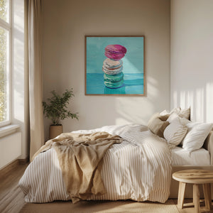 Tablou înramat „Macarons” de Pauline Wegman | Key and Sea Creative