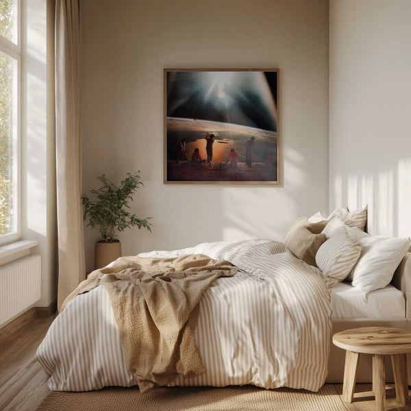 Tablou înramat „Golfing In Space” de Taudalpoi