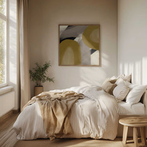 Tablou înramat „Amica Ochre” de Studio Palette