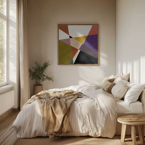 Tablou înramat „Mid Circles Terracotta Blck3” de Ana Rut Bre