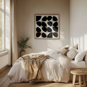 Tablou înramat „Circles Nov 19  B Unround Dots” de Ana Rut Bre