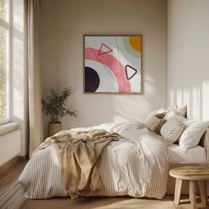 Tablou înramat „Mid Bauhaus Geometry 5” de Ana Rut Bre