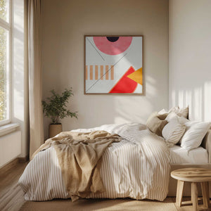 Tablou înramat „Mid Bauhaus Geometry 2” de Ana Rut Bre