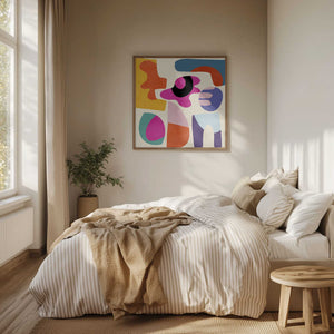 Tablou înramat „Pattern3 Mid Bunt 9” de Ana Rut Bre