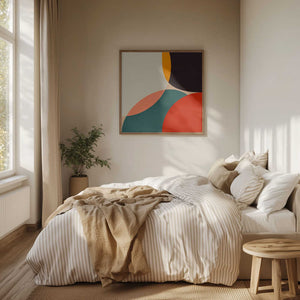 Tablou înramat „Bauhaus Modern Bold 4” de Ana Rut Bre