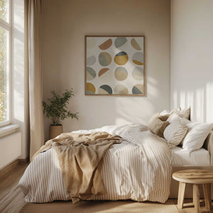 Tablou înramat „Pattern3 Mid Earth 4” de Ana Rut Bre