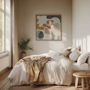 Tablou înramat „Pattern3 Mid Earth 3” de Ana Rut Bre