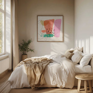 Tablou înramat „Organic Painted 13 10600px   Mai2021 Kopie” de Ana Rut Bre