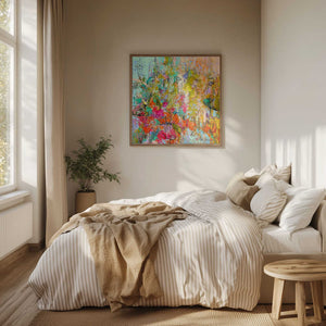 Tablou înramat „Expressionist Colorful Abstract” de Dorothy Fagan