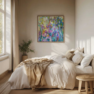 Tablou înramat „Expressionist Colorful Abstract” de Dorothy Fagan