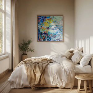 Tablou înramat „Flowing Hues” de Dorothy Fagan