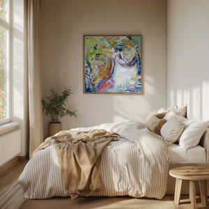 Tablou înramat „Floral Brilliance Unveiled” de Dorothy Fagan