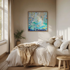 Tablou înramat „Expressionist Colorful Abstract” de Dorothy Fagan