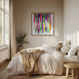 Tablou înramat „Colorful Stripes 4” de Mareike Böhmer