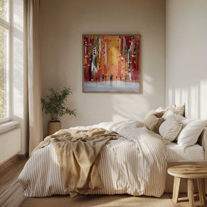 Tablou înramat „Hot Rainy Sunset” de Ekaterina Ermilkina