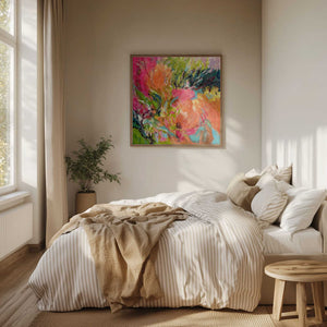 Tablou înramat „Vibrant Blossom Burst” de Dorothy Fagan