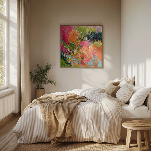 Tablou înramat „Vibrant Blossom Burst” de Dorothy Fagan