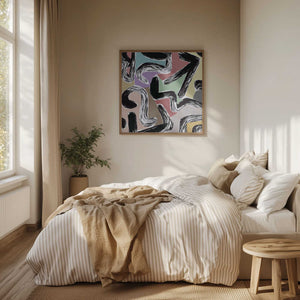Tablou înramat „Bold Brush Strokes” de Little Dean