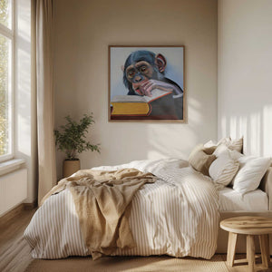 Tablou înramat „Curious Scholar” de Violeta Vollmer