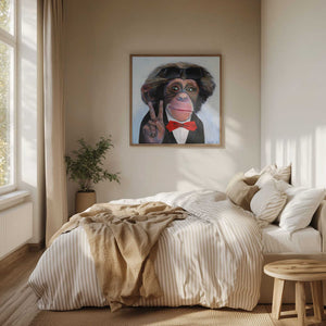 Tablou înramat „Cool Primate Charm” de Violeta Vollmer
