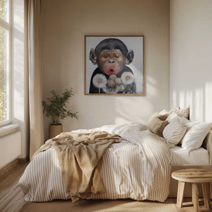 Tablou înramat „Surprised Monkey” de Violeta Vollmer