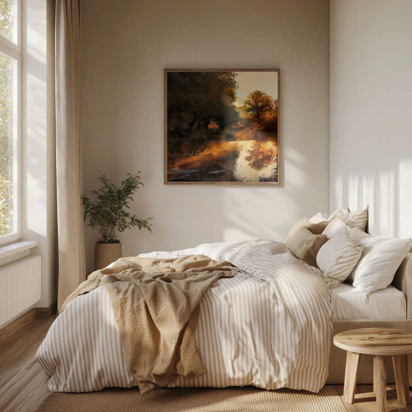 Tablou înramat „When nature paints with light I” de Leicher Oliver