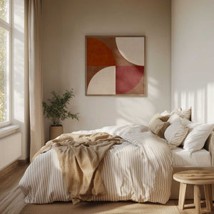 Tablou înramat „Autumn Mid Century Earthy 13” de Ana Rut Bre