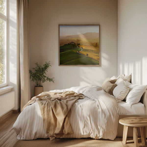 Tablou înramat „Val d\'Orcia” de Jarek Pawlak