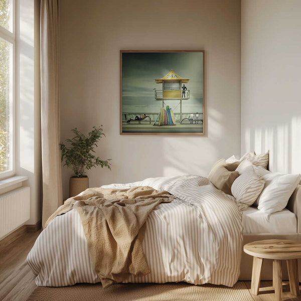 Tablou înramat „The life guard” de Adrian Donoghue