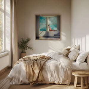 Tablou înramat „room with a view” de ambra