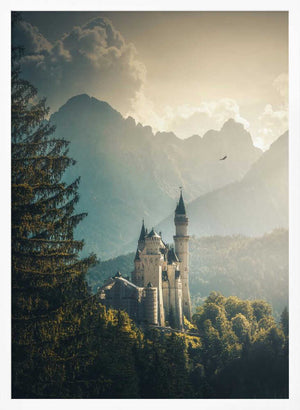 Tablou înramat „Neuschwanstein Castle” de Cuma Cevik