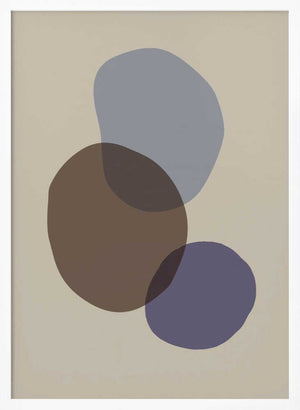 Tablou înramat „Organic Shapes 05” de Pictufy Studio