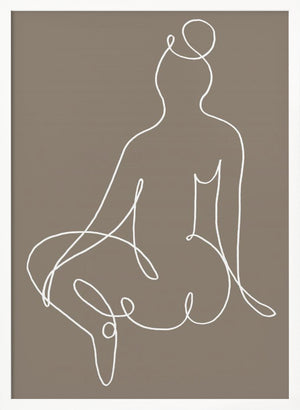 Tablou înramat „Sitting Down 02” de Pictufy Studio II