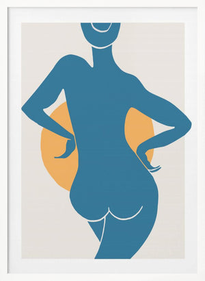 Tablou înramat „Blue Woman” de Pictufy Studio II