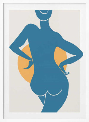 Tablou înramat „Blue Woman” de Pictufy Studio II