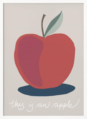 Tablou înramat „This is an Apple” de Pictufy Studio II